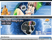 Tablet Screenshot of mindmachines.com